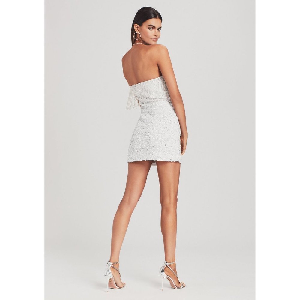 Retrofete Dress Cassandra Strapless Mini in White - Picture 11 of 16